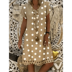 Stylish Summer Dress Loose Ladies Orange Yellow Summer Dresses For Women - Women Cute Outfits Stevvex