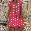 Stylish Summer Dress Loose Ladies Orange Yellow Summer Dresses For Women - Women Cute Outfits Stevvex