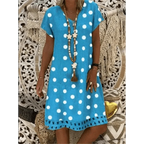 Stylish Summer Dress Loose Ladies Orange Yellow Summer Dresses For Women - Women Cute Outfits Stevvex