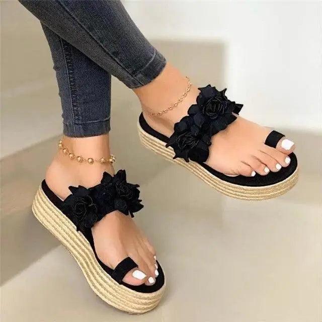 Stylish Comfortable Wedges Comfort Platform Sandals For Women - Indoor Outdoor Beach Sandals For Women Stevvex