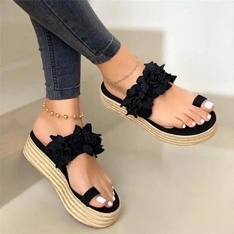 Stylish Comfortable Wedges Comfort Platform Sandals For Women - Indoor Outdoor Beach Sandals For Women Stevvex