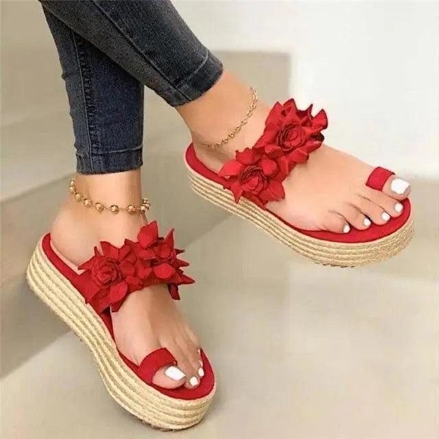 Stylish Comfortable Wedges Comfort Platform Sandals For Women - Indoor Outdoor Beach Sandals For Women Stevvex