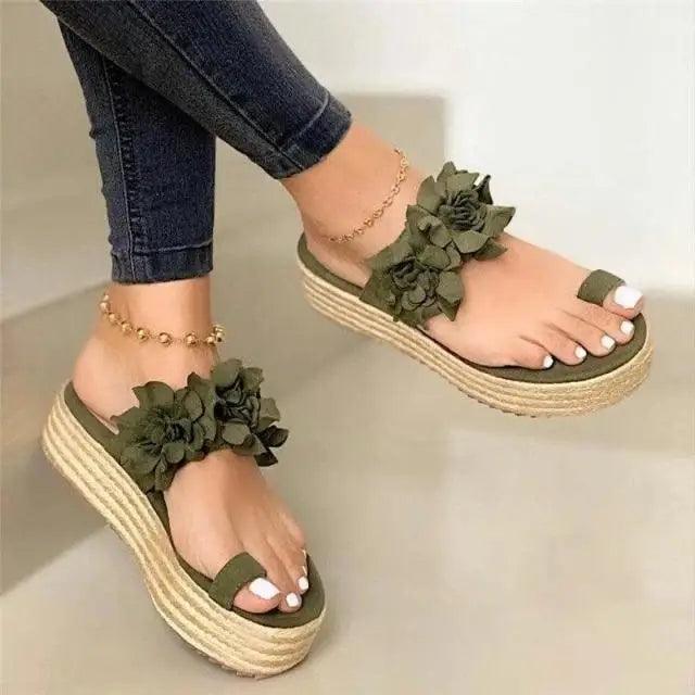Stylish Comfortable Wedges Comfort Platform Sandals For Women - Indoor Outdoor Beach Sandals For Women Stevvex