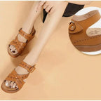 2021 Summer Classic Women's Sandals Elegant Buckle Strap Design Comfortable Women Shoes Stevvex