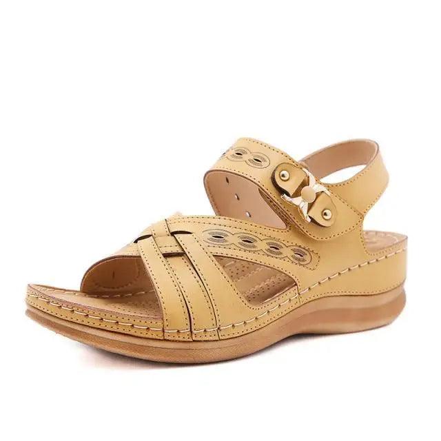 2021 Summer Classic Women's Sandals Elegant Buckle Strap Design Comfortable Women Shoes Stevvex