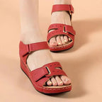 2021 Summer Classic Women's Sandals Elegant Buckle Strap Design Comfortable Women Shoes Stevvex