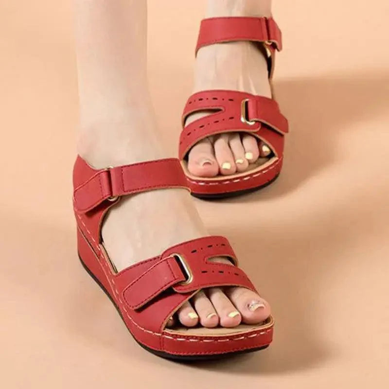 2021 Summer Classic Women's Sandals Elegant Buckle Strap Design Comfortable Women Shoes Stevvex