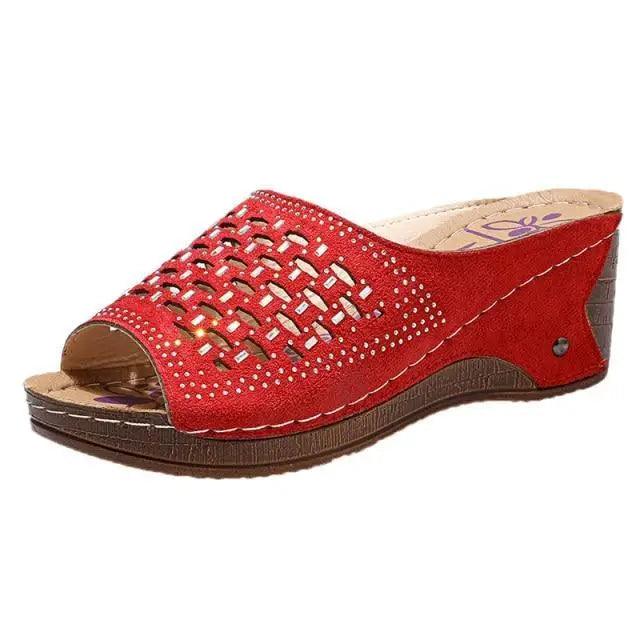 2021 Summer Classic Women's Sandals Elegant Buckle Strap Design Comfortable Women Shoes Stevvex