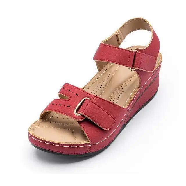 2021 Summer Classic Women's Sandals Elegant Buckle Strap Design Comfortable Women Shoes Stevvex