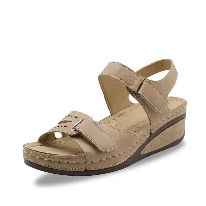 2021 Summer Classic Women's Sandals Elegant Buckle Strap Design Comfortable Women Shoes Stevvex