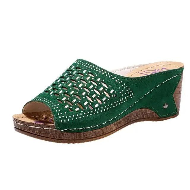 2021 Summer Classic Women's Sandals Elegant Buckle Strap Design Comfortable Women Shoes Stevvex