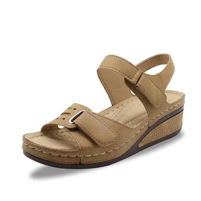 2021 Summer Classic Women's Sandals Elegant Buckle Strap Design Comfortable Women Shoes Stevvex