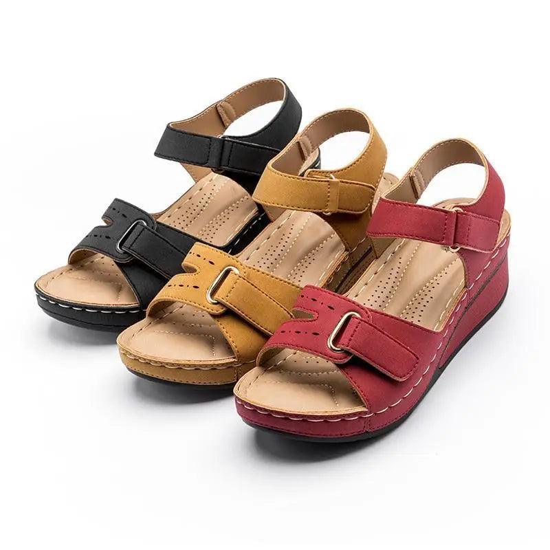 2021 Summer Classic Women's Sandals Elegant Buckle Strap Design Comfortable Women Shoes Stevvex