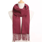 Winter Scarf Women Warm Solid Scarves Fashion Casual Scarfs For Women Casual Scarfs For Winter