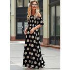 Women Summer And Autumn Fashion A-Line One-Shoulder High Waist Dresses - Fashion Summer Dresses For Women Stevvex