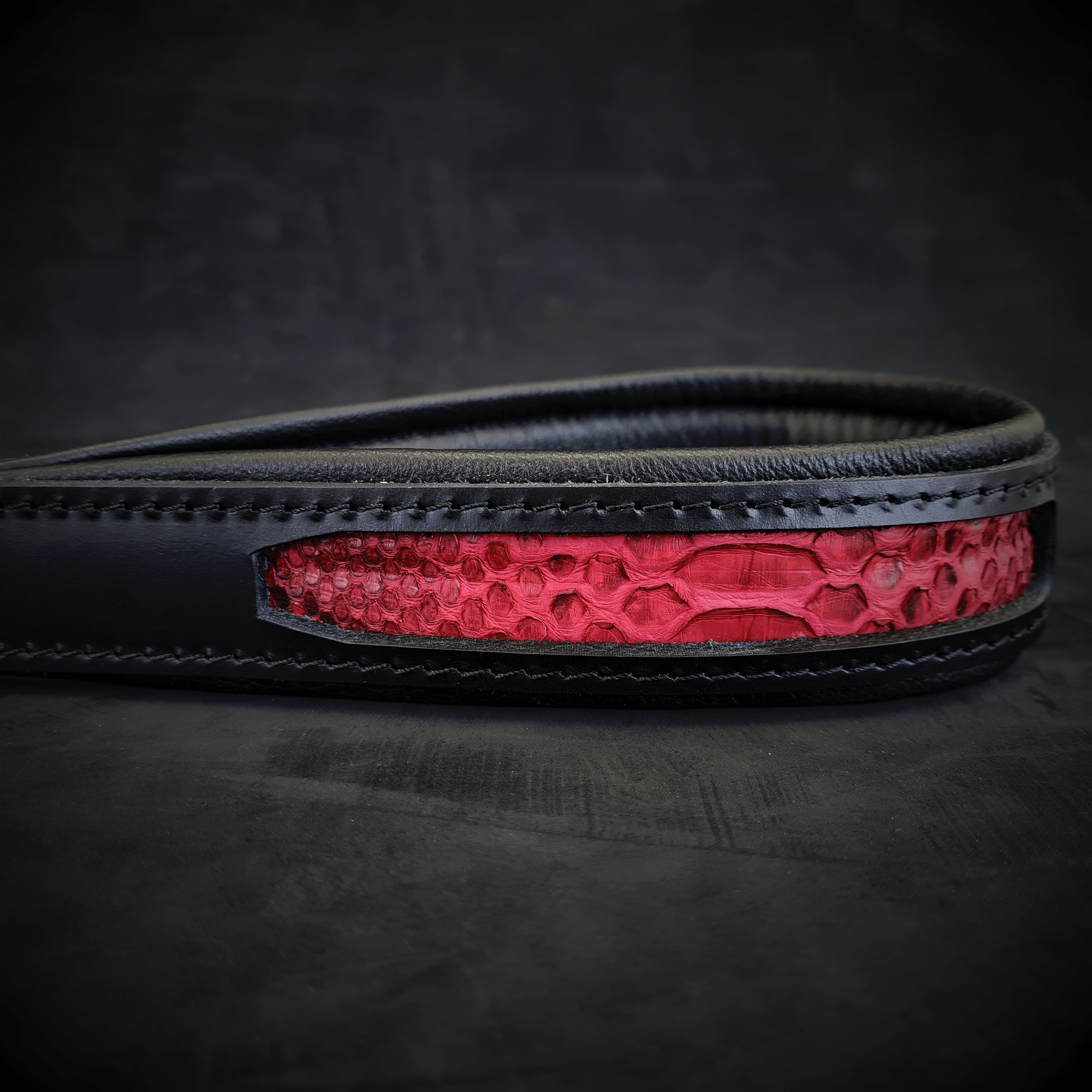 The ''Red Dragon'' leash - SJB-DIAMOND ELITES