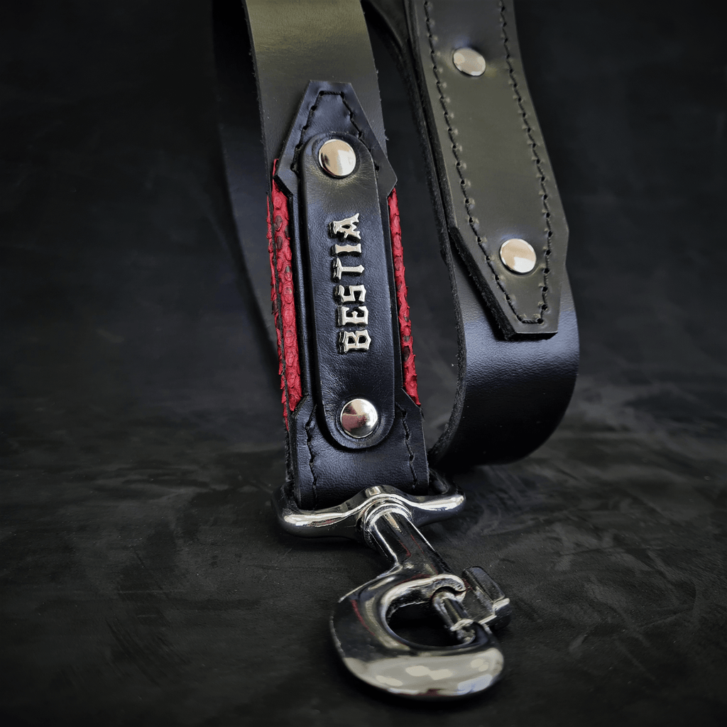 The ''Red Dragon'' leash - SJB-DIAMOND ELITES