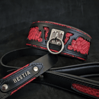 The ''Red Dragon'' leash - SJB-DIAMOND ELITES