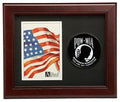 Flag Connections POW/MIA Medallion 4-Inch by 6-Inch Portrait Picture Frame. The Military Gift Store