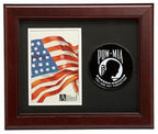 Flag Connections POW/MIA Medallion 4-Inch by 6-Inch Portrait Picture Frame. The Military Gift Store