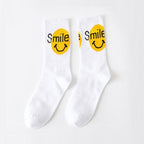 2022 Black White Cotton Socks AB Side Don't Follow Me I'm Lost too Creative Unisex Casual Socks Daily For Men And Women