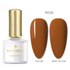 2022 Elegant Pretty Womens Orange 6ml Gel Nail Polish Summer UV LED Stylish Glossy and Matte Professional Home Nail Design For Women