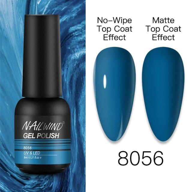 NEW TREND Modern fashion Red Gel Nail Polish For Nails  Permanent UV LED 8ml Matte Glossy High Quality Fashion Design For Women and Ladies Stevvex
