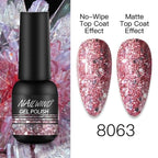 NEW TREND Modern fashion Red Gel Nail Polish For Nails  Permanent UV LED 8ml Matte Glossy High Quality Fashion Design For Women and Ladies Stevvex