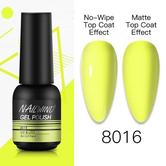 NEW TREND Modern fashion Red Gel Nail Polish For Nails  Permanent UV LED 8ml Matte Glossy High Quality Fashion Design For Women and Ladies Stevvex