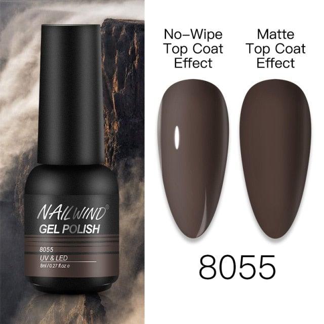 NEW TREND Modern fashion Red Gel Nail Polish For Nails  Permanent UV LED 8ml Matte Glossy High Quality Fashion Design For Women and Ladies Stevvex