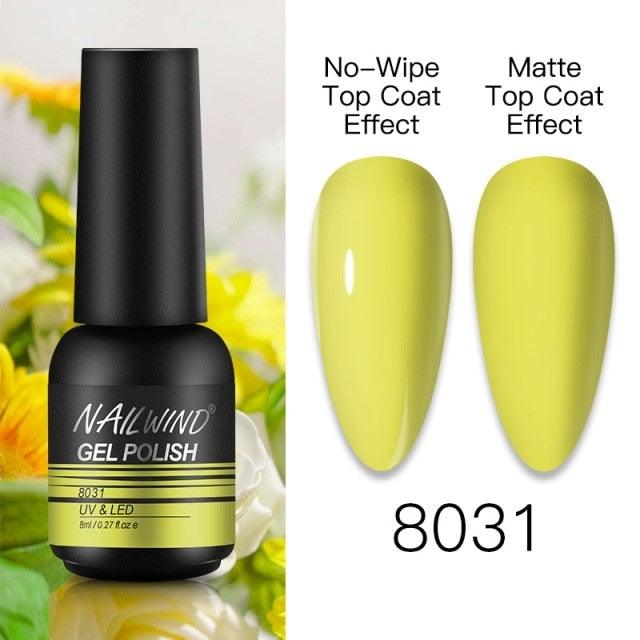 NEW TREND Modern fashion Red Gel Nail Polish For Nails  Permanent UV LED 8ml Matte Glossy High Quality Fashion Design For Women and Ladies Stevvex