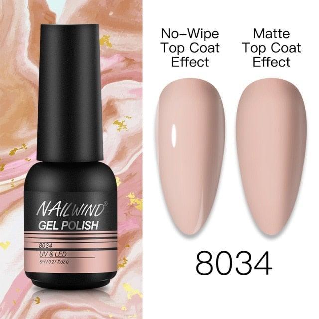 NEW TREND Modern fashion Red Gel Nail Polish For Nails  Permanent UV LED 8ml Matte Glossy High Quality Fashion Design For Women and Ladies Stevvex