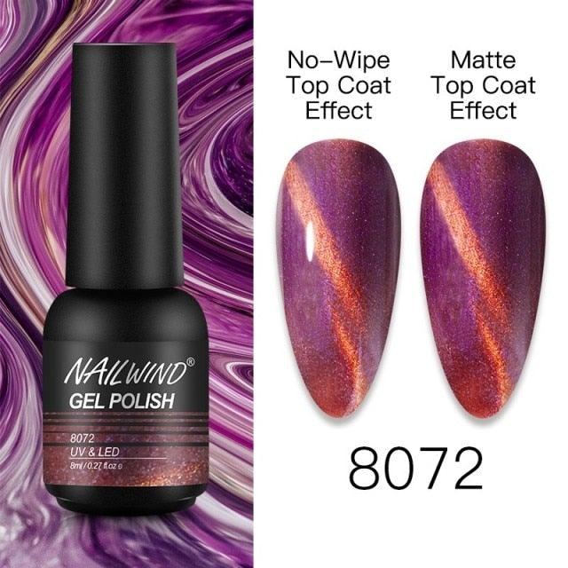 NEW TREND Modern fashion Red Gel Nail Polish For Nails  Permanent UV LED 8ml Matte Glossy High Quality Fashion Design For Women and Ladies Stevvex