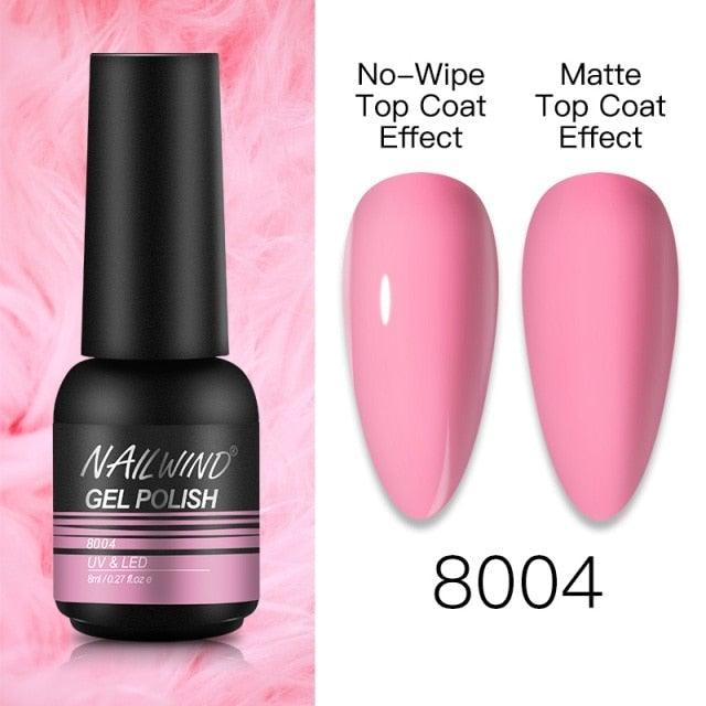 NEW TREND Modern fashion Red Gel Nail Polish For Nails  Permanent UV LED 8ml Matte Glossy High Quality Fashion Design For Women and Ladies Stevvex