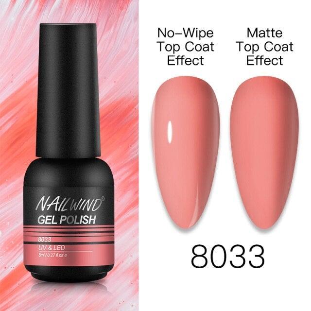 NEW TREND Modern fashion Red Gel Nail Polish For Nails  Permanent UV LED 8ml Matte Glossy High Quality Fashion Design For Women and Ladies Stevvex