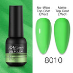 NEW TREND Modern fashion Red Gel Nail Polish For Nails  Permanent UV LED 8ml Matte Glossy High Quality Fashion Design For Women and Ladies Stevvex