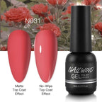 NEW TREND Modern fashion Red Gel Nail Polish For Nails  Permanent UV LED 8ml Matte Glossy High Quality Fashion Design For Women and Ladies Stevvex