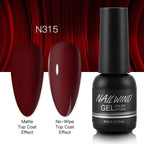 NEW TREND Modern fashion Red Gel Nail Polish For Nails  Permanent UV LED 8ml Matte Glossy High Quality Fashion Design For Women and Ladies Stevvex