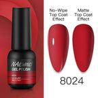 NEW TREND Modern fashion Red Gel Nail Polish For Nails  Permanent UV LED 8ml Matte Glossy High Quality Fashion Design For Women and Ladies Stevvex
