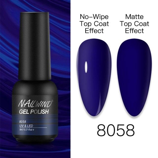 NEW TREND Modern fashion Red Gel Nail Polish For Nails  Permanent UV LED 8ml Matte Glossy High Quality Fashion Design For Women and Ladies Stevvex