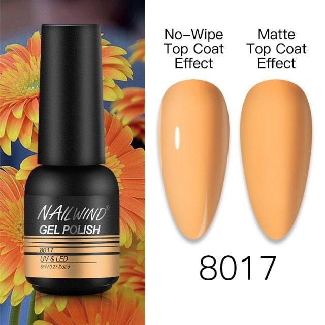 NEW TREND Modern fashion Red Gel Nail Polish For Nails  Permanent UV LED 8ml Matte Glossy High Quality Fashion Design For Women and Ladies Stevvex