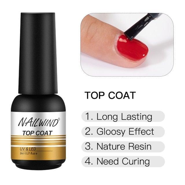 NEW TREND Modern fashion Red Gel Nail Polish For Nails  Permanent UV LED 8ml Matte Glossy High Quality Fashion Design For Women and Ladies Stevvex