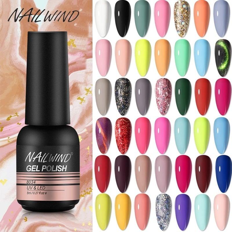NEW TREND Modern fashion Red Gel Nail Polish For Nails  Permanent UV LED 8ml Matte Glossy High Quality Fashion Design For Women and Ladies Stevvex