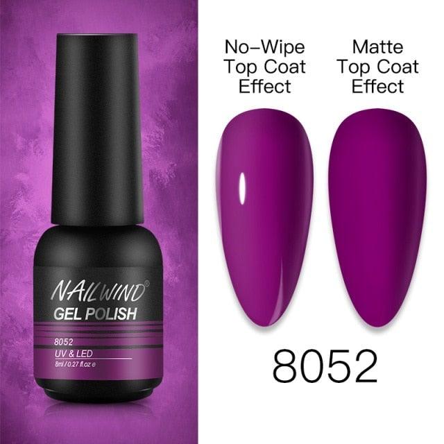 NEW TREND Modern fashion Red Gel Nail Polish For Nails  Permanent UV LED 8ml Matte Glossy High Quality Fashion Design For Women and Ladies Stevvex