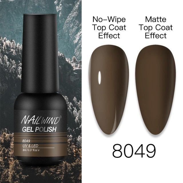 NEW TREND Modern fashion Red Gel Nail Polish For Nails  Permanent UV LED 8ml Matte Glossy High Quality Fashion Design For Women and Ladies Stevvex