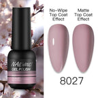 NEW TREND Modern fashion Red Gel Nail Polish For Nails  Permanent UV LED 8ml Matte Glossy High Quality Fashion Design For Women and Ladies Stevvex