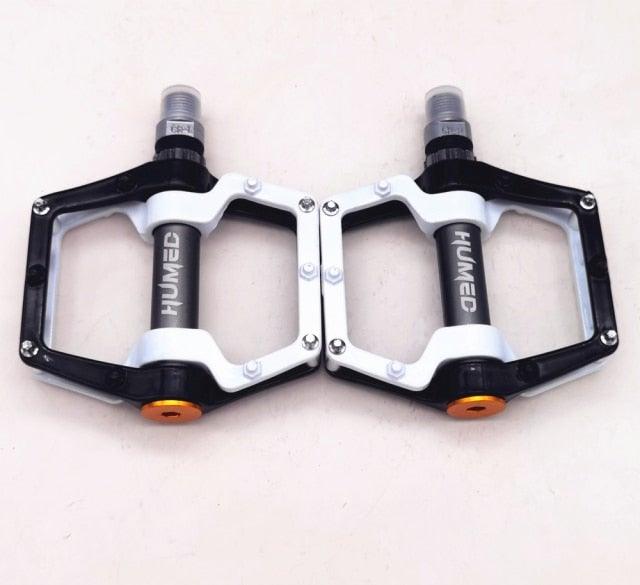 New Bicycle Pedals magnesium Aluminum alloy Pedal MTB Road Bike Pedals 5 colors optional  Pedals Mountain Bike Pedals Lightweight Alloy Fiber Bicycle Platform Pedals Stevvex
