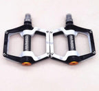New Bicycle Pedals magnesium Aluminum alloy Pedal MTB Road Bike Pedals 5 colors optional  Pedals Mountain Bike Pedals Lightweight Alloy Fiber Bicycle Platform Pedals Stevvex