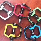 New Bicycle Pedals magnesium Aluminum alloy Pedal MTB Road Bike Pedals 5 colors optional  Pedals Mountain Bike Pedals Lightweight Alloy Fiber Bicycle Platform Pedals Stevvex