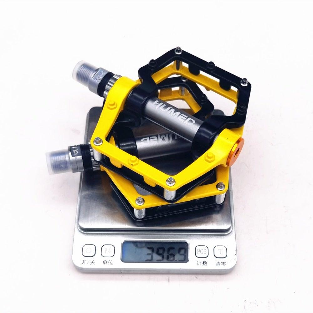New Bicycle Pedals magnesium Aluminum alloy Pedal MTB Road Bike Pedals 5 colors optional  Pedals Mountain Bike Pedals Lightweight Alloy Fiber Bicycle Platform Pedals Stevvex